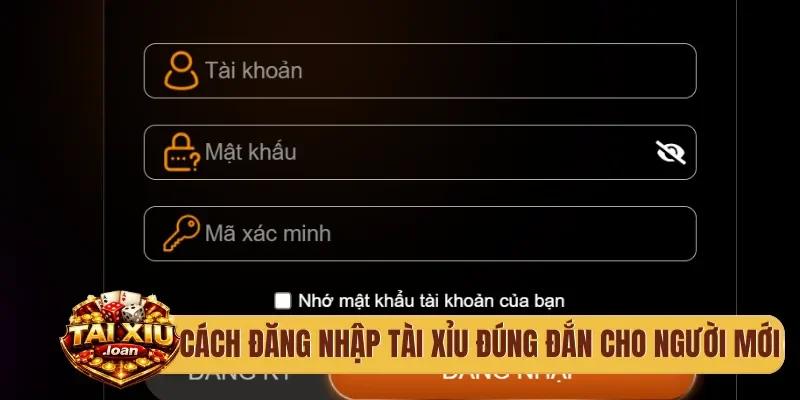 Cách đăng nhập tài xỉu đúng đắn cho người mới