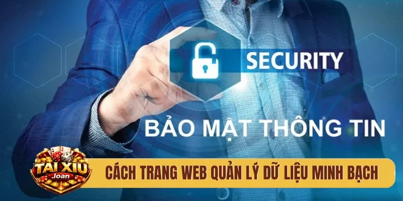 Cách trang web quản lý dữ liệu minh bạch