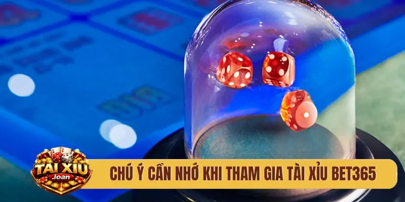 Chú ý cần nhớ khi tham gia tài xỉu Bet365