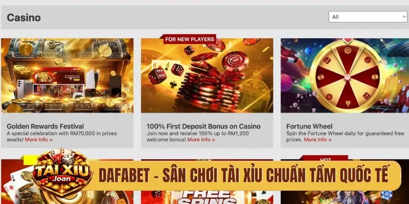 Dafabet - Sân chơi tài xỉu chuẩn tầm quốc tế