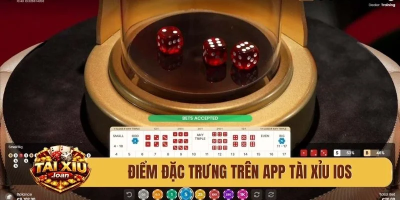 Điểm đặc trưng trên app tài xỉu iOS