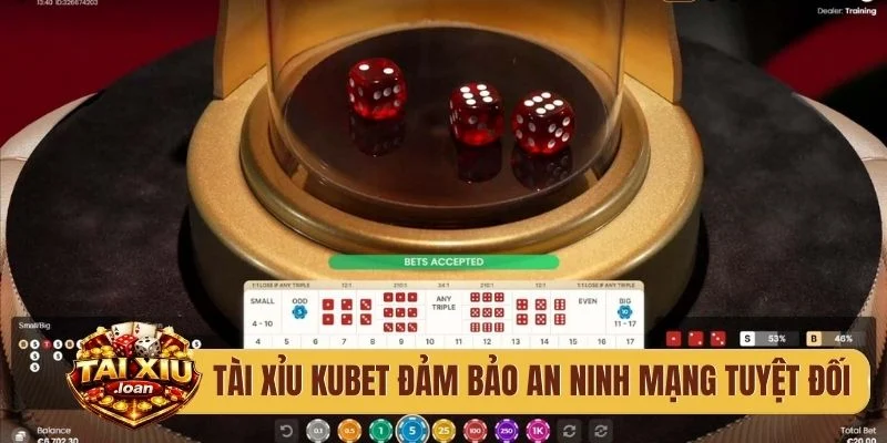 Tài xỉu Kubet đảm bảo an ninh mạng tuyệt đối