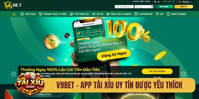 V9bet - App tài xỉu uy tín được yêu thích