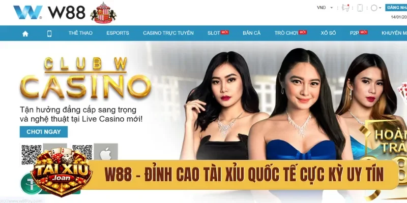W88 - Đỉnh cao tài xỉu quốc tế cực kỳ uy tín
